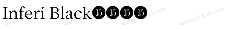 Inferi Black字体转换